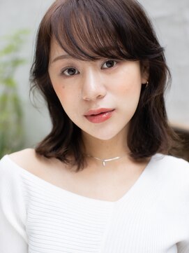 サロン ド ウィズ 西船橋店(Salon de With) 大人ミディアムスタイル/ナチュラルブラウン◎30代40代50代