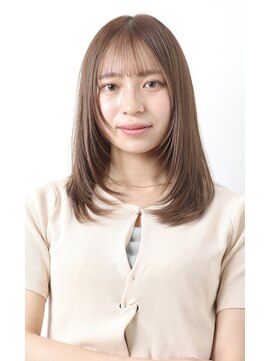 リアン(lien) ☆lien.自由が丘大橋☆ミルクティーベージュ/ハイトーンカラー