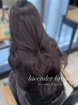 アリュウル 表参道(ALLURE) 大人可愛い艶カラー＊ラベンダーブラウン/ブリーチ無しカラー
