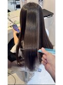 髪質改善ストレート