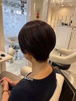 アッシュ 西荻窪店(Ash) 白髪染めでピンクブラウンカラーに
