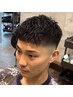 メンズカット＋白髪染め（お顔そりあり）13300→12300