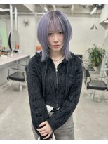 ティント 梅田(Tint)&nbsp;【TOMOKI】パープルグレー/ウルフカット《大阪梅田駅》