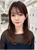 韓国ヘア/レイヤーカット/ワンカール/小顔カット/イメチェン