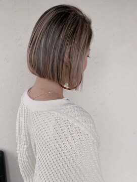 ヘアースタジオ ゼン カロン(Hair studio Zen kalon) 白髪ぼかしハイライト×ナチュラルブラウン20代30代40代50代