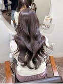髪質改善 スーパーロング ワンレングス レイヤー 韓国風巻き