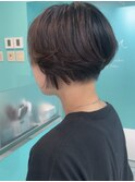 アシメショート/ショートボブ/刈り上げショート/刈上ボブ