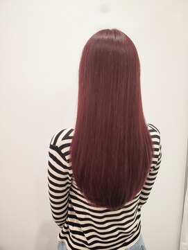 エレノア 自由が丘ANNEX(Eleanor) 赤みカラー/レイヤーカット/艶カラー