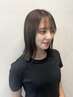 【女性stylist担当】赤みを打ち消す透明感アディクシーカラー＋カット￥10000