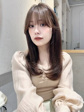 ジーナ 梅田(Zina) 顔まわり/くびれ/レイヤーカット/髪質改善/大阪/kyoka