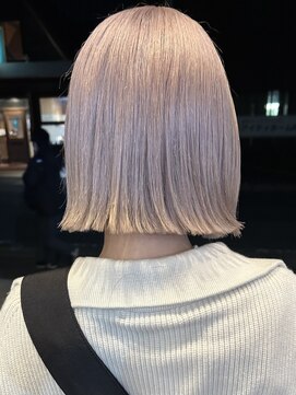 ラック 津田沼(LUCK) ホワイトブロンド/ボブ/韓国ボブ/ケアブリーチ/似合わせカット