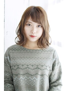 シュシュット(chouchoute) 大人ガーリーミディアムレイヤー似合わせカットダークアッシュ63