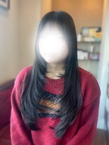 シェール(cher)&nbsp;シャギーレイヤー/黒髪ロング/艶髪