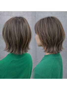 リトマス 二子玉川(litmus) 白髪対応/ミディアムレイヤー/大人ヘア/艶髪/アンブレラカラー