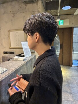 スノッブエテルニータ(snob Eternita) メンズ　センターパート