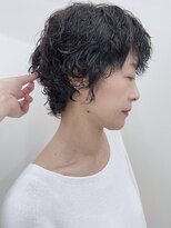 モリオフロムロンドン 原宿本店(morio from London)&nbsp;【morio原宿】50代ショート　マッシュショート　強めパーマ