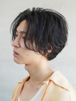 フィフスパーク(fifth PARK)&nbsp;渋谷フェザーパーマ毛流れニュアンスパーマメンズビジネスヘア