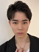 リリット(ReLit)&nbsp;センターパートツーブロックアップバングサーフカールマッシュ