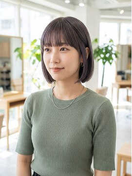 ノイ(neu) 【静岡エリア】ラベンダーグレージュ×ミニボブ