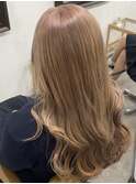 ミルクティーカラーミルクティーベージュ池袋ブリーチ