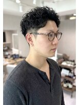 ミーク(meak)&nbsp;ラフスパイキースパイラルパーマメンズ