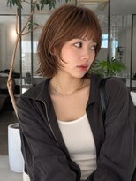 フィルムス 銀座(FILMS)&nbsp;くびれレイヤー/オリーブベージュ/顔周り/シースルー/銀座