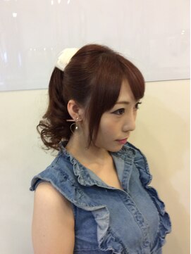 ラパン 美容室 ポニーテール