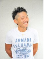 ルーナヘアー(LUNA hair)&nbsp;『京都 ルーナ』 オールバックモヒカン 【草木真一郎】