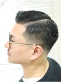 30代40代ビジネス爽やかフェードパート刈り上げメンズショート