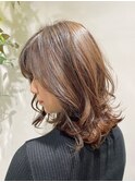 伸ばしたい方のレイヤーミディアム