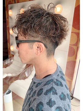 ワークス(WORKS) 【WORKS】☆メンズツーブロック×マッシュパーマ☆