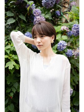 マグノリア オモテサンドウ(MAGNOLiA Omotesando) マロンベージュで柔らかニュアンスマッシュショート・・担当KAYO