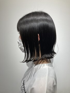 アース オーセンティック 三鷹店(EARTH Authentic) 黒髪×外ハネボブ