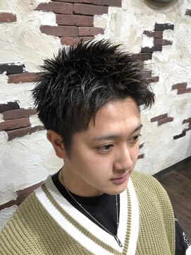 ヘアー クリエイト カルバリ(HAIR CREATE Calbari) ツンツンツーブロックスタイル