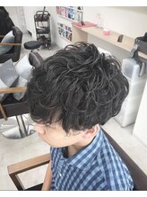 フォワヘアー(foi hair) カジュアルパーマ_ツーブロック_メンズカット_刈り上げマッシュ