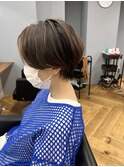 ハンサムショート ショートヘア くびれショート 髪質改善 三宮