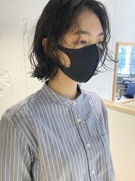 コフィー バイ メルト 吉祥寺(cofy by melt) 【三ツ井純】20代耳掛け外ハネボブ大人可愛いスタイリング簡単