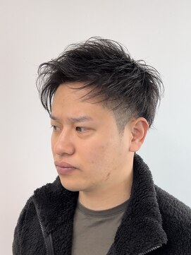 リバティシェアバーバー 銀座(LIBERTY SHARE BARBER) 爆張りサイドを黙らせる最強ダウンパーマ