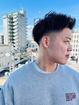 ブリッツバイレボ 船橋(BLITZ by REVO)&nbsp;ウルフ/アッシュブラック/カルマパーマ/ベリーショート[船橋駅]