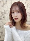 韓国風前髪×レイヤーカット【髪質改善/新宿/レイヤーカット】
