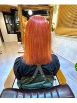 チリンバイロストシティー(Chillin by LOSTCITY)&nbsp;コーラルオレンジ　ダブルカラー