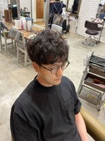 ディッシュ 五反田(dish)&nbsp;メンズパーマ/直毛の方必見！楽さとおしゃれ感UP★五反田美容室