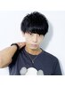 【ナチュラルな前髪に☆】カット＋ポイント縮毛矯正 ￥9000