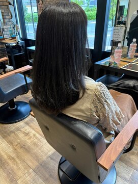 ヴァン カウンシル 王子(VAN COUNCIL) 大人のロングヘア 似合わせレイヤーカット 黒染/白髪染め#2