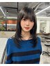 【汗に負けない】前髪縮毛矯正+似合わせカット　￥10800 【渋谷/渋谷駅】