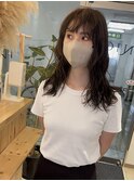 ☆NICO☆黒髪ミディアムパーマスタイル