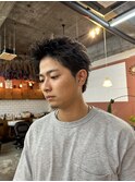 スパイキーショート”ピンパーマ”ツイストスパイラル眉毛カット