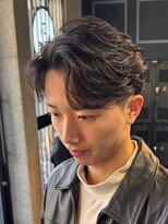 リット バイ フィフス 鹿児島中央駅店(Lit. by fifth)&nbsp;フェザーパーマツイストスパイラルパーマ刈り上げセンターパート