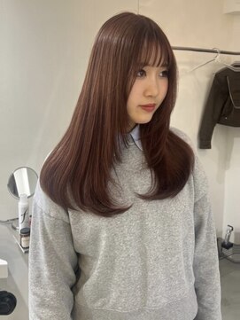 シイ(SIE) ほんのりオレンジブラウン×顔周りレイヤー♪