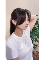 マキュムドオリ 並木通り(MAQUM) 【Rei限定】韓国顔まわりカット×髪質改善トリートメント